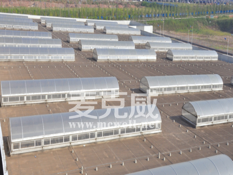 圆拱型电动采光天窗